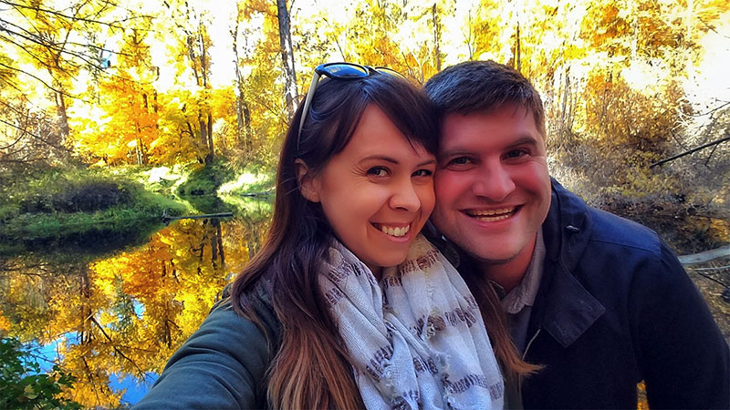 Greg and karen in Leavenworth.